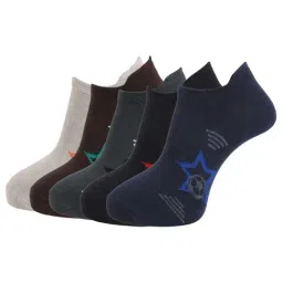 Dollar Multicolor Printed Socks - Pack of 5-picture-20