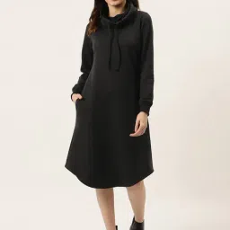 BRINNS Black Midi Dress-image-79