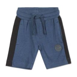 U.S. Polo Assn. Kids Blue & Black Cotton Color Block Shorts-image-15