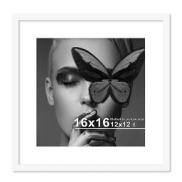 Art Street White Engineered Wood Large Size Document Photo Frames - Set of 2 image 4