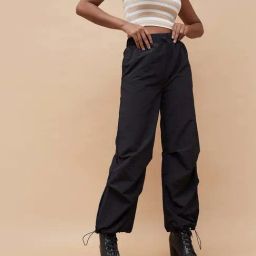 KAPPA Black Mid Rise Sports Track Pants-image-77