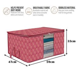 Kuber Industries Maroon Set of 6 Regular Multi-Utility Organisers image 3