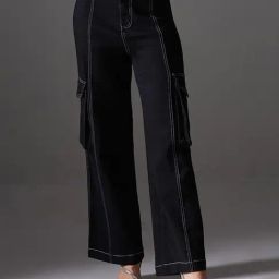 Miss Chase Black Stripes Jeans-picture-6
