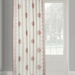 Fabindia Gulab Beige Cotton Printed Curtain (9 ft)-31