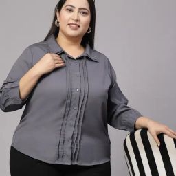 Style Quotient Grey Regular Fit Shirt-43