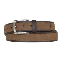 Nautica Brown Leather Waist Belt for Men-picture-39