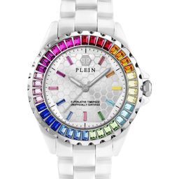 PHILIPP PLEIN Women Brass Dial & Ceramic Bracelet Style Straps Analogue Watch PWPPA0124-image-99