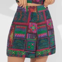 The Souled Store Multi Regular Paisley Shorts-image-10
