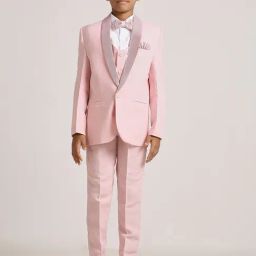 Kids Island Boys Pink Cotton Suit Set-image-89