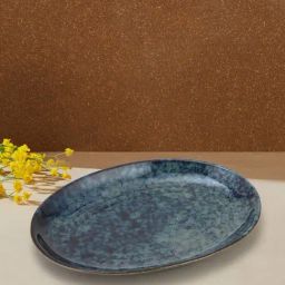 Fabindia Home Dariya Blue Ceramic Platter-39