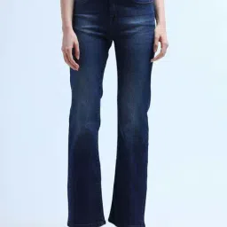 U.S. Polo Assn. Blue High Rise Bootcut Jeans-picture-17