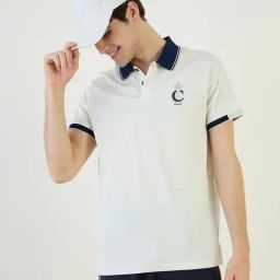 Iconic Off White Pure Cotton Regular Solid T-Shirt-image-18