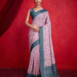 Mitera Floral Zari Saree-30