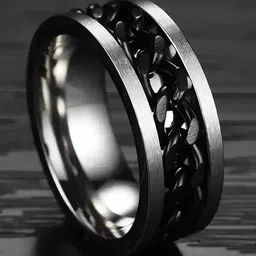 Lila Stainless Steel Chain Rotatable Finger Ring-picture-23