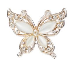 zarmar fashion Women Gold-Toned & White Stone Studded Brooch-39
