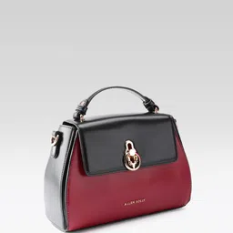 Allen Solly Colourblocked Structured Satchel Bag image 2