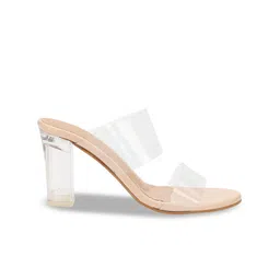 Truffle Collection PU Block Mules image 5