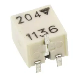 Vishay Surface Mount Trimmer Potentiometer 200 mW Power 200 kΩ Gull Wing Terminal, TSM4YL204KB25 (Pack of 50 Pcs)-picture-5