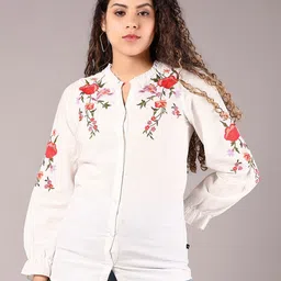 V-Mart Women Floral Self Design Top-picture-28