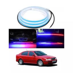 Cartronics 120cm Police strip Type Led  Red Blue  For Skoda Octavia-image-60