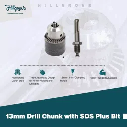 Hillgrove 5 Pcs HSS Drill Bit, 5 Pcs Masonry Drill Bits Combo, HGCM182M1 image 3