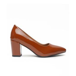 Bruno Manetti Pointed Toes Block Pumps image 3