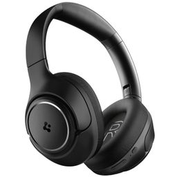 Spigen Audio Newly Launched SA-HP P10 Wireless Over Ear Headphones with 60H Playtime, Upto 43dB Multi-Mode Adaptive ANC Pro, EQ Customizing App, 5-MIC, Gaming Mode, 40mm Driver - Black image 1