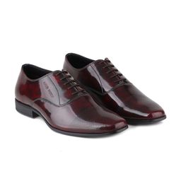 Red Chief Men Square Toe Leather Formal Oxfords-image-72