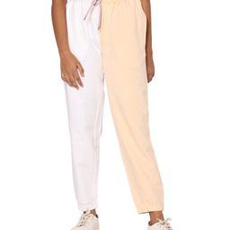 TeenTrums 100% Cotton Cut And Sew Track Pant - Peach-image-40