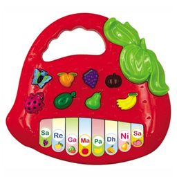 BitFeex Musical Strawberry Piano Keyboard - Red-14