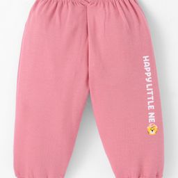 Tango Knit Full Length Fleece and Woollen Bottomwear With Text Print - Pink-picture-17
