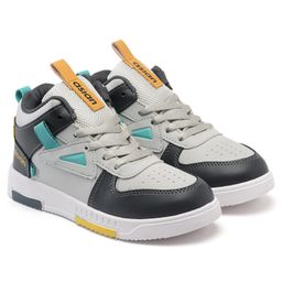 Asian Colour Blocked Sneakers - Grey-picture-8