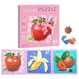Happy Hues 3-in-1 Fruit Magnetic Jigsaw Puzzle is an engaging and educational toy for children - 41 Pcs-23