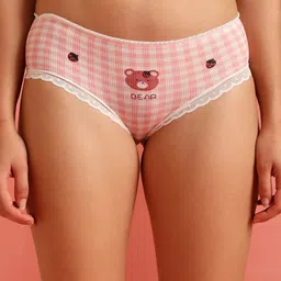 Wincly Fashion Pack Of 3 Printed Pink Heart Panty-picture-21