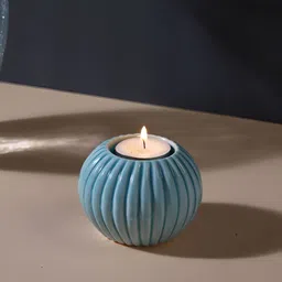 TAYHAA Blue Candle Holder-image-79