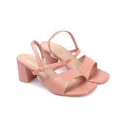 DressBerry Women Solid Block Sandals-35