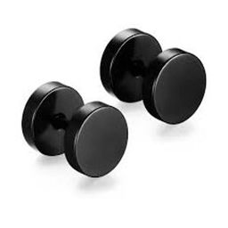 shobhram Unisex Black Earrings-image-85