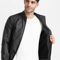 Xtrim Men Windcheater and Water Resistant Outdoor Bomber Jacket-image-4