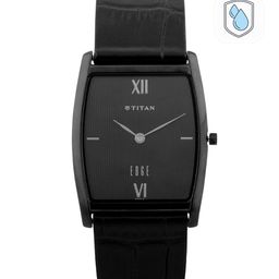 Titan Edge Men Black Dial Watch NH1044NL01A-17