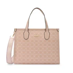 Lavie Womens Pink Mono Kelissa Satchel with Detachable Strap (L)-picture-22