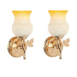 Somil Premium Designer Glass Wall / Night Lamp Elegant & Stylish Dcor Accent for Modern Interiors, color- - Yellow, White; Size,- 19.5 X 17.5 X 28 CM-image-76