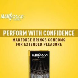 Manforce Set Of 2 Make Out Wild Condom-Chocolate & Overtime Condoms-Pineapple-10Pcs each image 3