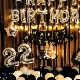 Special You 59-Pcs Black & White Balloon Happy Birthday Dcor-image-73