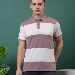 COBB Colourblocked Polo Collar Cotton T-shirt-picture-18