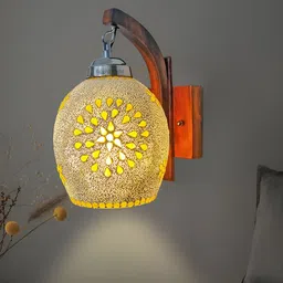 BrightLyt Brown Wood Wall Lamp-image-82
