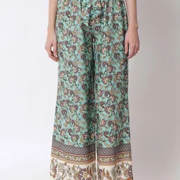 Stylecast X Kotty Women Floral Printed High-Rise Trousers-image-97