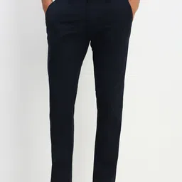 Allen Solly Men Solid Regular Fit Slim Fit Trousers-image-96