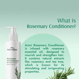 Aravi Organic Rosemary Hair Conditioner - 200ml-31
