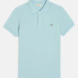 GANT Boys Polo Collar Pure Cotton T-shirt-image-71