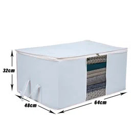 Kuber Industries Grey Set of 2 Regular Swab Storage Organisers image 2
